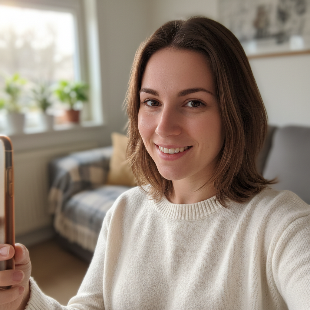 Photo de profil femme casual